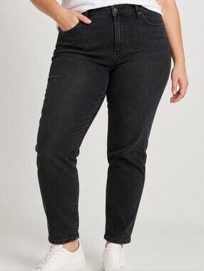 Kensie Black Slim Leg Women's Jeans Size 20